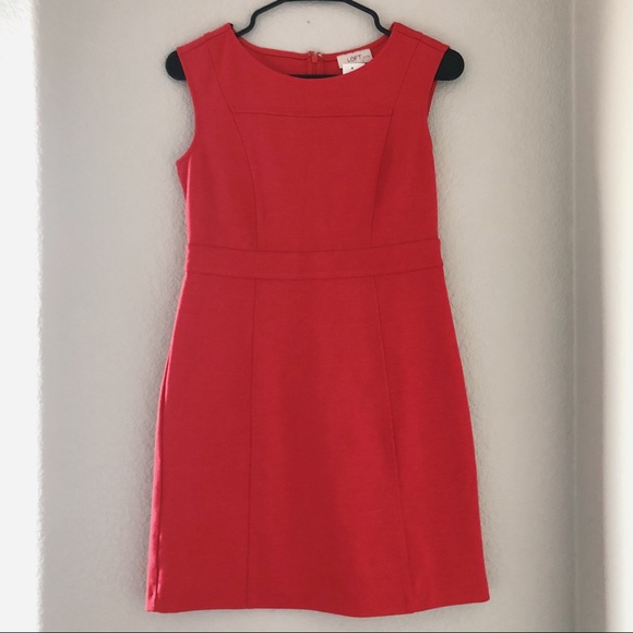 LOFT Red Orange Dress - Picture 3 of 5